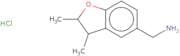 (2,3-Dimethyl-2,3-dihydro-1-benzofuran-5-yl)methanamine hydrochloride