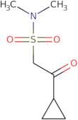 2-Cyclopropyl-N,N-dimethyl-2-oxoethane-1-sulfonamide