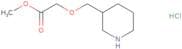Methyl 2-[(piperidin-3-yl)methoxy]acetate hydrochloride