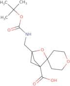 4-({[(tert-Butoxy)carbonyl]amino}methyl)-3-oxaspiro[bicyclo[2.1.1]hexane-2,4'-oxane]-1-carboxylic …