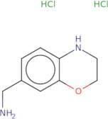 3,4-Dihydro-2H-1,4-benzoxazin-7-yl)methanamine dihydrochloride