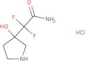 2,2-Difluoro-2-(3-hydroxypyrrolidin-3-yl)acetamide hydrochloride