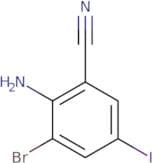 2-Amino-3-bromo-5-iodobenzonitrile