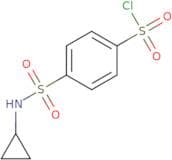 4-(Cyclopropylsulfamoyl)benzene-1-sulfonyl chloride