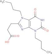 3-(3,7-Dibutyl-2,6-dioxo-2,3,6,7-tetrahydro-1H-purin-8-yl)propanoic acid