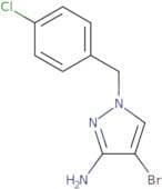4-Bromo-1-[(4-chlorophenyl)methyl]-1H-pyrazol-3-amine