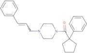 1-(1-phenylcyclopentanecarbonyl)-4-[(2E)-3-phenylprop-2-en-1-yl]piperazine