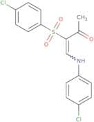 4-((4-chlorophenyl)amino)-3-((4-chlorophenyl)sulfonyl)but-3-en-2-one