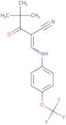 2-(2,2-dimethylpropanoyl)-3-((4-(trifluoromethoxy)phenyl)amino)prop-2-enenitrile