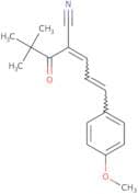 2-(2,2-dimethylpropanoyl)-5-(4-methoxyphenyl)penta-2,4-dienenitrile
