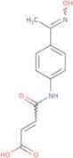 3-(N-(4-((hydroxyimino)ethyl)phenyl)carbamoyl)prop-2-enoic acid