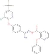 2-amino-1-aza-2-(4-(3-chloro-5-(trifluoromethyl)(2-pyridyloxy))phenyl)vinyl2-phenoxypyridine-3-car…