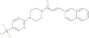 3-(2-naphthyl)-1-(4-(5-(trifluoromethyl)(2-pyridyl))piperazinyl)prop-2-en-1-one