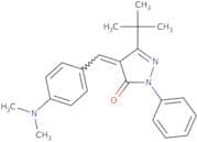 4-((4-(dimethylamino)phenyl)methylene)-3-(tert-butyl)-1-phenyl-2-pyrazolin-5-one