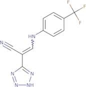 2-(2H-2,3,4,5-tetraazolyl)-3-((4-(trifluoromethyl)phenyl)amino)prop-2-enenitrile