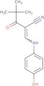 2-(2,2-dimethylpropanoyl)-3-((4-hydroxyphenyl)amino)prop-2-enenitrile