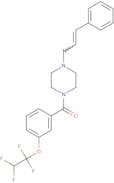 4-(3-phenylprop-2-enyl)piperazinyl 3-(1,1,2,2-tetrafluoroethoxy)phenyl ketone