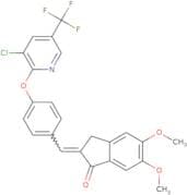 2-((4-(3-chloro-5-(trifluoromethyl)(2-pyridyloxy))phenyl)methylene)-5,6-dimethoxyindan-1-one