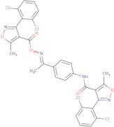 1-aza-2-(4-((3-(2,6-dichlorophenyl)-5-methylisoxazol-4-yl)carbonylamino)