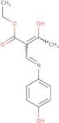 ethyl 2-acetyl-3-((4-hydroxyphenyl)amino)prop-2-enoate