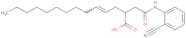 2-((N-(2-nitrilophenyl)carbamoyl)methyl)tetradec-4-enoic acid