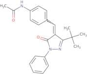 N-(4-((3-(tert-butyl)-5-oxo-1-phenyl-2-pyrazolin-4-ylidene)methyl)phenyl)ethanamide