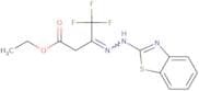 ethyl 4-aza-4-(benzothiazol-2-ylamino)-3-(trifluoromethyl)but-3-enoate
