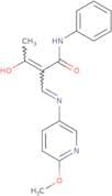 2-acetyl-3-((6-methoxy(3-pyridyl))amino)-N-phenylprop-2-enamide