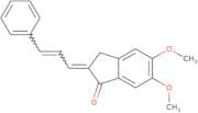 5,6-dimethoxy-2-(3-phenylprop-2-enylidene)indan-1-one