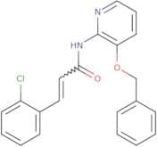 3-(2-chlorophenyl)-N-(3-(phenylmethoxy)(2-pyridyl))prop-2-enamide