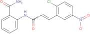 2-(3-(2-chloro-5-nitrophenyl)prop-2-enoylamino)benzamide