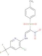 2-((3-chloro-5-(trifluoromethyl)(2-pyridyl))amino)-1-((4-methylphenyl)sulfonyl)-1-nitroethene