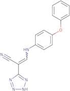 2-(2H-2,3,4,5-tetraazolyl)-3-((4-phenoxyphenyl)amino)prop-2-enenitrile