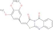 3,8-diaza-6-thia-5-((3,4,5-trimethoxyphenyl)methylene)tricyclo[7.4.0.0<3,7>]trideca-1(9),7(8),10,1…