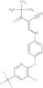 2-(2,2-dimethylpropanoyl)-3-((4-(3-chloro-5-(trifluoromethyl)(2-pyridylthio))phenyl)amino)prop-2-e…