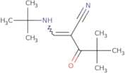 3-((tert-butyl)amino)-2-(2,2-dimethylpropanoyl)prop-2-enenitrile