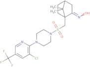 4-(3-chloro-5-(trifluoromethyl)(2-pyridyl))-1-(((2-(hydroxyimino)-7,7-dimethylbicyclo[2.2.1]heptyl…