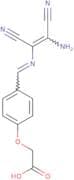 2-(4-(4-amino-2-aza-3,4-dinitrilobuta-1,3-dienyl)phenoxy)acetic acid