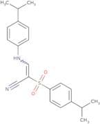 3-((4-(isopropyl)phenyl)amino)-2-((4-(isopropyl)phenyl)sulfonyl)prop-2-enenitrile