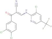 2-((3,4-dichlorophenyl)carbonyl)-3-((3-chloro-5-(trifluoromethyl)(2-pyridyl))amino)prop-2-enenitri…