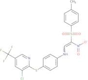 2-((4-(3-chloro-5-(trifluoromethyl)(2-pyridylthio))phenyl)amino)-1-((4-methylphenyl)sulfonyl)-1-ni…