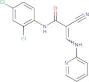 N-(2,4-dichlorophenyl)-2-nitrilo-3-(2-pyridylamino)prop-2-enamide
