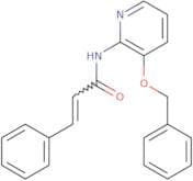 3-phenyl-N-(3-(phenylmethoxy)(2-pyridyl))prop-2-enamide