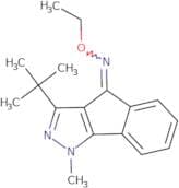 3-(tert-butyl)-1-methylindeno[2,3-d]pyrazol-4-O-ethyloxime