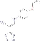 2-(2H-2,3,4,5-tetraazolyl)-3-((4-ethoxyphenyl)amino)prop-2-enenitrile