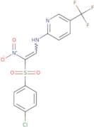 1-((4-chlorophenyl)sulfonyl)-1-nitro-2-((5-(trifluoromethyl)(2-pyridyl))amino)ethene