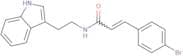 3-(4-bromophenyl)-N-(2-indol-3-ylethyl)prop-2-enamide