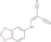 ((benzo[3,4-d]1,3-dioxolan-5-ylamino)methylene)methane-1,1-dicarbonitrile