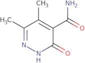 5,6-Dimethyl-3-oxo-2,3-dihydropyridazine-4-carboxamide