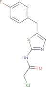 2-Chloro-N-{5-[(4-fluorophenyl)methyl]-1,3-thiazol-2-yl}acetamide